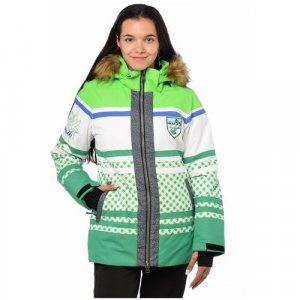 Куртка, размер 44, зеленый AZIMUTH. Цвет: зеленый