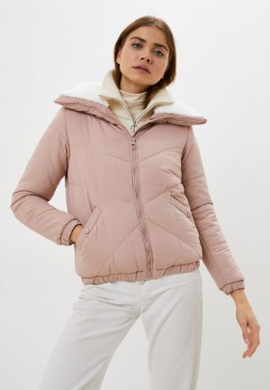 Куртка утепленная D&F DeFacto. Цвет: розовый