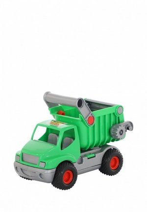 Игрушка Wader КонсТрак, автомобиль-самосвал зелёный (в коробке). Цвет: зеленый