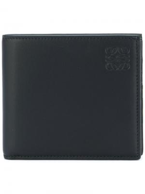Классичский бумажник Loewe. Цвет: черный
