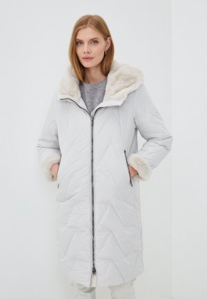 Куртка утепленная Dixi-Coat. Цвет: серый