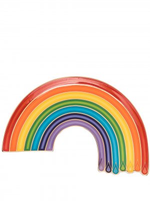 Поднос Dripping Rainbow Jonathan Adler. Цвет: красный