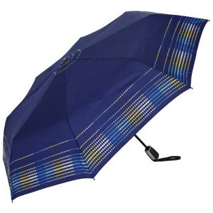 Женский зонт складной , артикул 7441465A01, полный автомат, модель Afterglow Doppler. Цвет: синий
