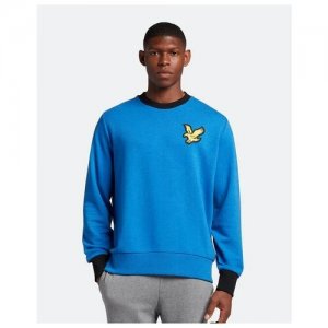 Джемпер Lyle & Scott. Цвет: голубой