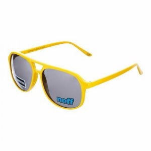 Солнцезащитные очки, желтый Neff. Цвет: желтый