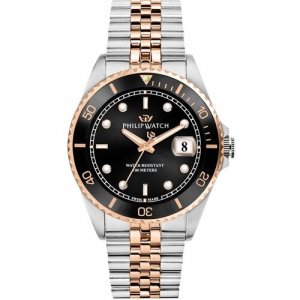 Наручные часы PHILIP WATCH R8253597081, черный, серебряный. Цвет: черный/серебристый