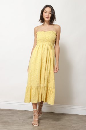 Платье миди Hailee , желтый Line & Dot