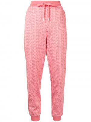 Спортивные брюки с монограммой Michael Kors. Цвет: розовый