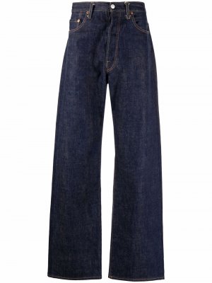 Широкие джинсы 2000-х годов Yohji Yamamoto Pre-Owned. Цвет: синий