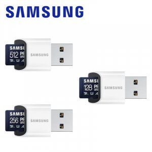 Карта памяти SAMSUNG PRO Ultimate microSDXC + USB-адаптер, до 200 МБ/с, класс 10, U3, V30, A2