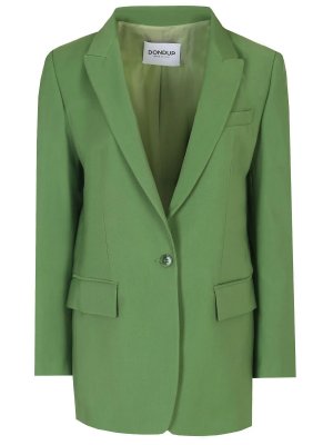 Пиджак из вискозы DONDUP. Цвет: зеленый
