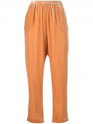 Укороченные спортивные брюки Mes Demoiselles. Цвет: оранжевый