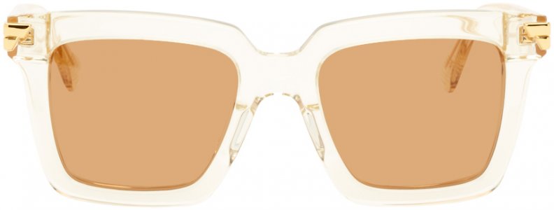 Beige Thick Sunglasses Bottega Veneta. Цвет: 005 beige