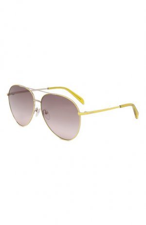 Солнцезащитные очки Emilio Pucci. Цвет: жёлтый