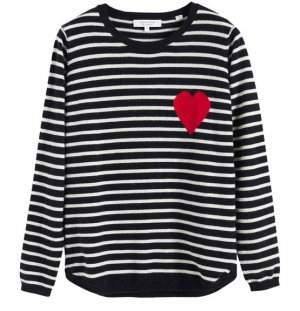 Шерстяно-кашемировый свитер Breton Heart Chinti & Parker
