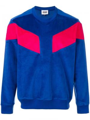 Velvet sweatshirt Christopher Shannon. Цвет: синий