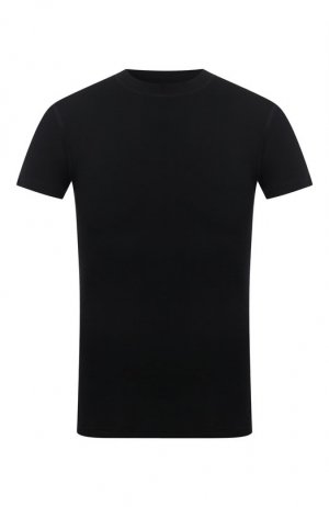 Шерстяная футболка Norveg. Цвет: чёрный