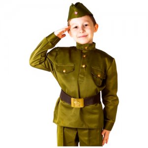 Детская военная форма Солдат люкс, рост 122-134 см 2709 Бока С