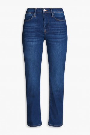 Le High Прямые укороченные джинсы узкого кроя с высокой посадкой , средний деним Frame