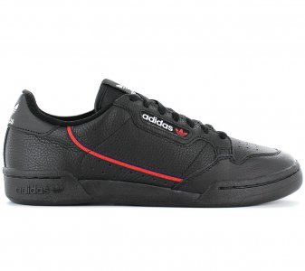 Adidas Originals Continental 80 - Кожаные кроссовки черные G27707 ORIGINAL