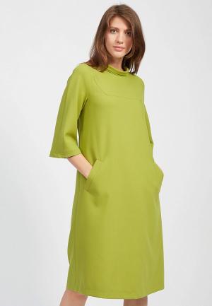 Платье Affari. Цвет: зеленый