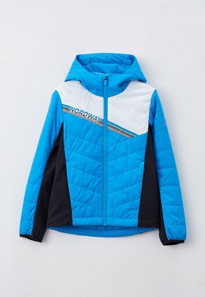 Куртка утепленная Nordway. Цвет: голубой