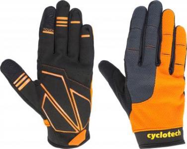 Перчатки велосипедные Nitro Cyclotech. Цвет: черный