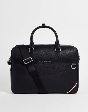 Черная сумка для ноутбука downtown-Черный цвет Tommy Hilfiger
