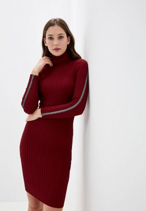 Платье Liana. Цвет: бордовый