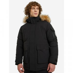 Парка Mens jacket, размер 54, черный Camel. Цвет: черный
