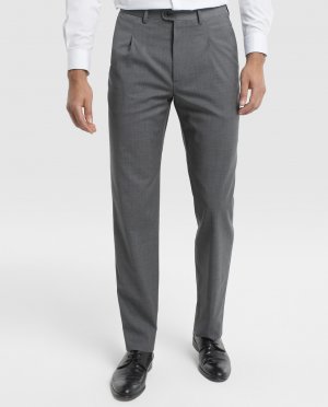 Мужские классические брюки классического серого цвета , темно-серый Mirto. Цвет: серый
