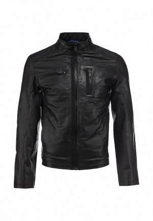Куртка кожаная Vito VI992EMBFL06. Цвет: черный