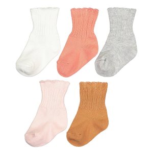 Комплект из пяти пар носков LaRedoute. Цвет: разноцветный