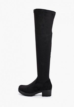 Ботфорты Ideal Shoes. Цвет: черный