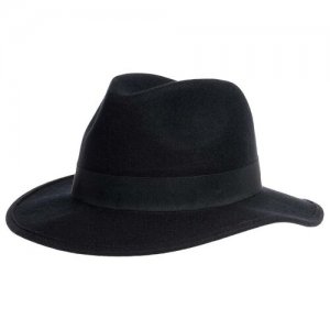 Шляпа федора 17690-0 FELT FEDORA, размер ONE Seeberger. Цвет: синий