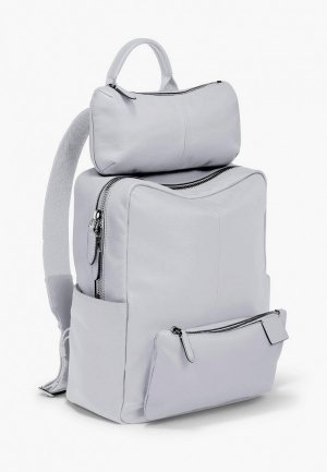 Рюкзак и кошелек Ecco Journey Pillow Pack. Цвет: серый