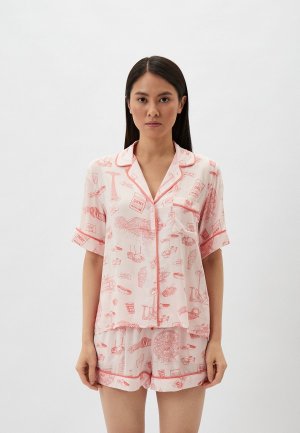 Пижама DKNY CONEY ISLAND WONDER. Цвет: розовый