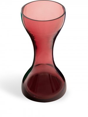 Стеклянная ваза Newson Cappellini. Цвет: розовый