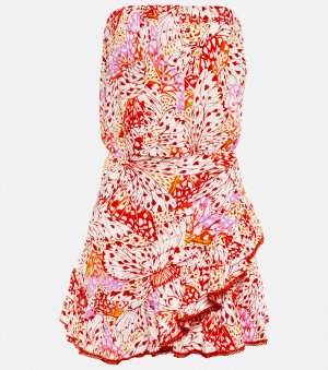 Мини-платье-бандо Ambra с принтом POUPETTE ST BARTH, разноцветный Barth
