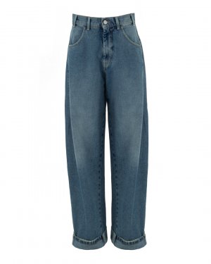 Широкие джинсы Andrea Yaaqov Ya'aqov. Цвет: синий