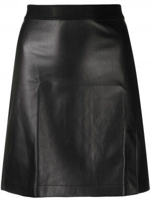 Глянцевая юбка Estelle Wolford. Цвет: черный