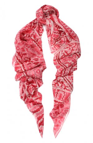Кашемировый платок Scialle Loro Piana. Цвет: розовый