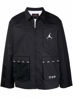 Patch-pockets lightweight jacket Nike. Цвет: черный