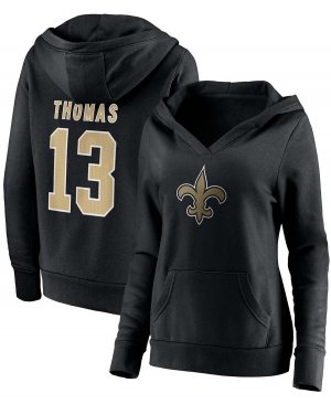 Женский черный пуловер с капюшоном Michael Thomas New Orleans Saints, значок игрока, имя, номер , Fanatics