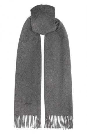 Кашемировый шарф Lanvin. Цвет: серый