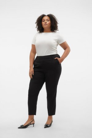 Узкие брюки больших размеров, черный Vero moda curve