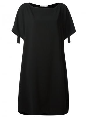 Платье-кейп со складками на спине Société Anonyme. Цвет: чёрный