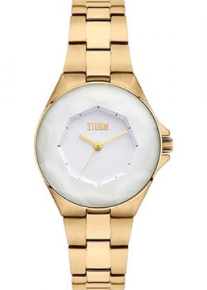 Fashion наручные женские часы 47254-GD. Коллекция Ladies Storm