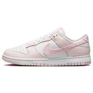 Женские кроссовки Dunk Low Pink Paisley белые средне-мягко-розовые жемчужно-розовые FD1449-100 Nike