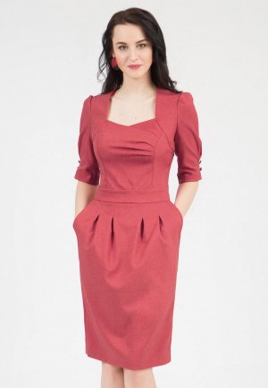 Платье Olivegrey. Цвет: красный